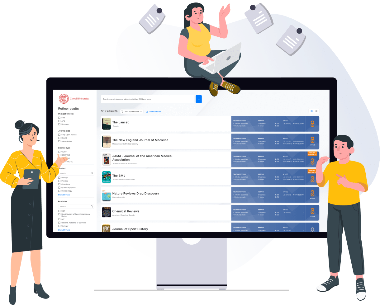 Open Journal Finder product