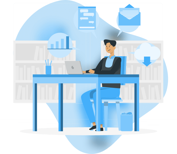 Workflow efficiency illustration
